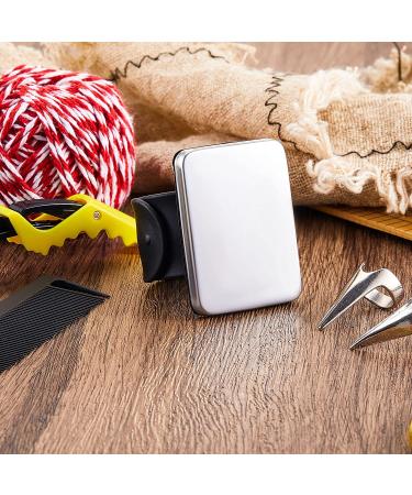 8 Pieces Hair Parting Ring, Styling Clips, Rat Tail Braiding Combs, Magnetic Pin Holder Wristband - Black - Buy Online on SooperMarket.com