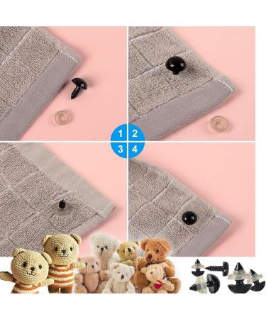 Yexixsr 566PCS Safety Eyes and Noses for Amigurumi - Craft Doll Eyes and Nose for Teddy Bear, Crochet Toy - Various Sizes - Buy Online on SooperMarket.com