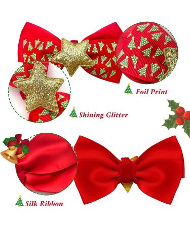 Azuza 2 Pack Cat Collar Breakaway with Bell and Removable Bowtie - Adjustable from 8-12 inches - Christmas Gift Set - Buy Online on SooperMarket.com