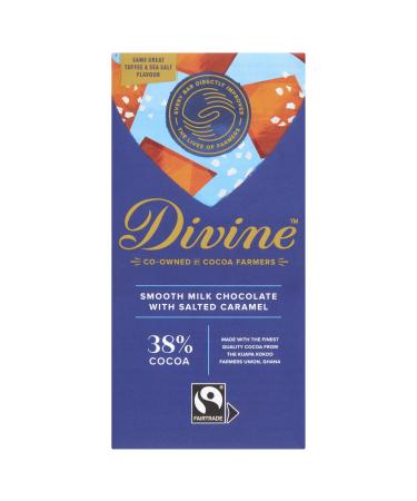 Divine Fairtrade Chocolate Smooth Milk 90g 38% Milk