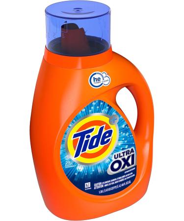 Buy Tide Ultra Oxi Liquid Laundry Detergent - 29 Loads 46 fl oz HE Compatible | Fast International Shipping - Buy Online on SooperMarket.com