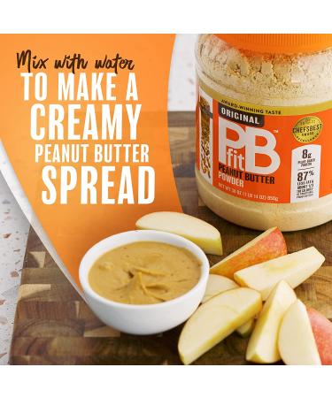 PBfit All-Natural Peanut Butter Powder - 8oz | 8g Protein | Real Roasted Peanuts - Buy Online on SooperMarket.com
