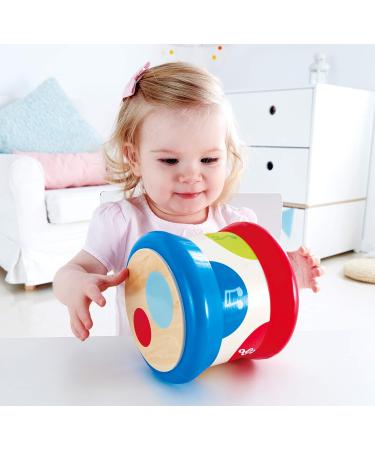 Shop Hape Baby Drum - Rolling Music Toy for Toddlers | Learn Rhythm & Sounds | Battery Operated | 6 Months+ - Buy Online on SooperMarket.com