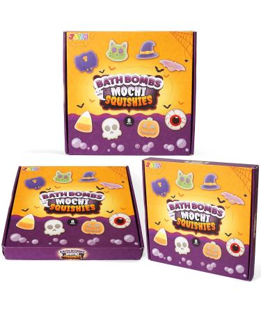 JOYIN Halloween Bubble Bath Bombs Set - 8 Pack Halloween Themed Spa Fizzies for Boys and Girls - Perfect Gift for Halloween, Birthday, Christmas, Easter - Buy Online on SooperMarket.com