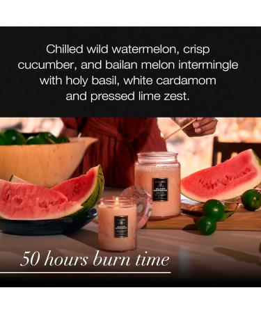 Voluspa Kalahari Watermelon Candle - 5.5 oz Clean Burning Coconut Wax 50 Hour Burn Time All Natural Wicks | Buy Internationally - Buy Online on SooperMarket.com