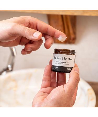 Zilber Hair & Beard Balm - 100% Natural Vegan Shea Butter & Organic Oils - 55ml Made in France - Buy Online on SooperMarket.com
