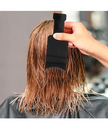 KALLORY Hair Coloring Paddle 3 Pc Highlighting Board Set - Black | Dyeing Brush Kit for Precision Hair Color Application - Buy Online on SooperMarket.com