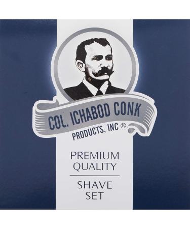 Buy Colonel Conk Model 221 Mug with Mixed Badger Brush and Soap - Premium Shaving Kit for International Shipping - Buy Online on SooperMarket.com
