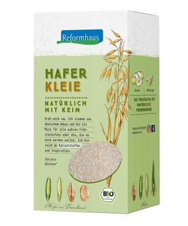 Reformhaus Organic Oat Bran pack of 6 (6 x 500 g)