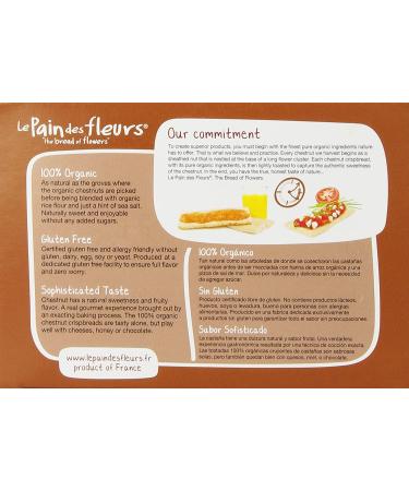 Pain des Fleurs Chestnut Crispbread 4.4oz - Gluten-Free & Delicious - Buy Online on SooperMarket.com