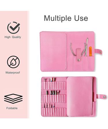 Nail Drill Bit Holder Organizer 33 Holes Nail Drill Bit Holder Wallet Storage Bag for Manicure Tools Efile Nail Grinding Bits Display Portable for Travel or Home (HJ-ZP013-Black) - Buy Online on SooperMarket.com