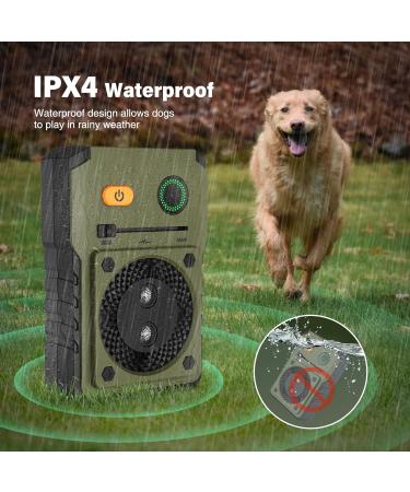Anti Barking Device for dogs Auto Stop Barking Dog Device Rechargeable Ultrasonic Dog Barking Control IPX4 Ultrasonic Dog Barking with 50FT-3 Levels Bark Stopper for Dog Safe Sonic dog Barking Control Green#1107GRFSTX - Buy Online on SooperMarket.com