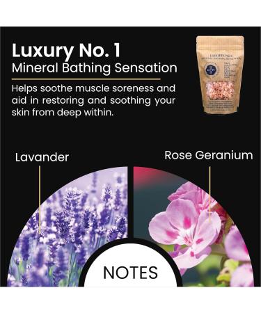 Edinburgh Skincare Co. Luxury Pink Himalayan Bath Salts - Promotes Muscle Relaxation, Relieves Stress, Restores Skin - Infused with Essential Oils - Buy Online on SooperMarket.com