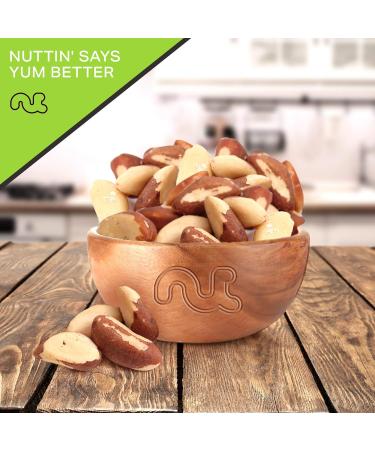 Roasted & Salted Brazil Nuts (32oz) - Fresh Bulk Whole Nuts in Resealable Bag - Healthy Protein Snack, Natural, Keto-Friendly, Vegan, Kosher - Buy Online on SooperMarket.com