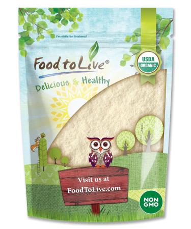 Organic Lemon Powder, 2 Pounds - Non-GMO, Unsulfured, Made from Raw Dried Citrus Fruit, Vegan, Bulk, Great for Baking, Juices, Smoothies, Yogurts, Contains Maltodextrin, No Sulphites 2 Pound (Pack of 1)