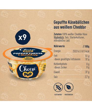 Buy 9x65g Crispy & Airy Cheddar Cheese Epopes - Spicy & Creamy Protein Snack | International Shipping - Buy Online on SooperMarket.com