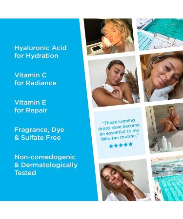 Bondi Sands PURE Self-Tanning Drops with Hyaluronic Acid - Fragrance Free, Cruelty Free, Vegan | 1.35 Oz - Buy Online on SooperMarket.com