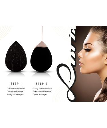 Buy Luvia Beauty Blender Sponge Set - Extra Soft Make-Up Egg & Cosmetic Applicator - Top Quality International Shipping - Buy Online on SooperMarket.com