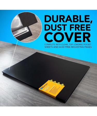 Itoya ProFolio Expo 14x17 Black Art Portfolio Binder | 24 Plastic Sleeves | Presentation Book for Artwork Display and Storage - Buy Online on SooperMarket.com
