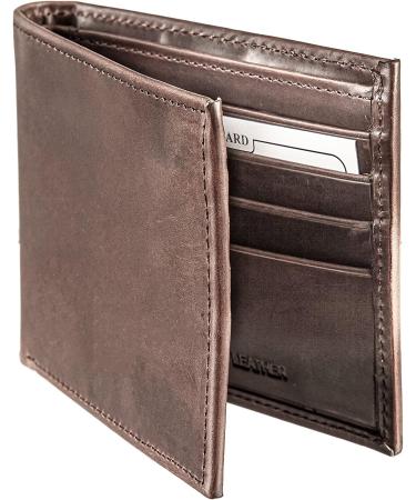 NFL Cincinnati Bengals Brown Leather Bi-Fold Wallet | Officially Licensed | Card and Money Holder | Gift Box Included - Buy Online on SooperMarket.com