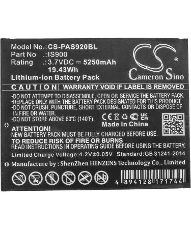 Buy 5250mAh Replacement Battery for Pax A920C A920 IS900 (3.7V) - Fast International Shipping - Buy Online on SooperMarket.com