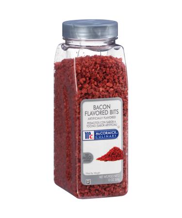 McCormick Culinary Bacon Flavored Bits, 13 oz - One 13 Ounce Container of Bacon Bits to Sprinkle on Salads, Soups, Vegetables, Breakfast Bowls and More 13 Ounce (Pack of 1)