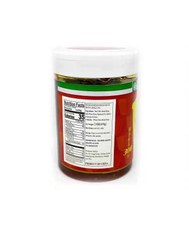 Pixian Sichuan Broad Bean Paste with Chili Oil 1.32 lb (600 g) - Authentic Flavor - Spicy Condiment (Pack of 1) - Buy Online on SooperMarket.com