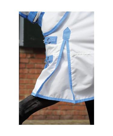 WeatherBeeta ComFiTec Sweet Itch Shield Combo Neck White/Blue 6'0 6'0 White/Blue - Buy Online on SooperMarket.com