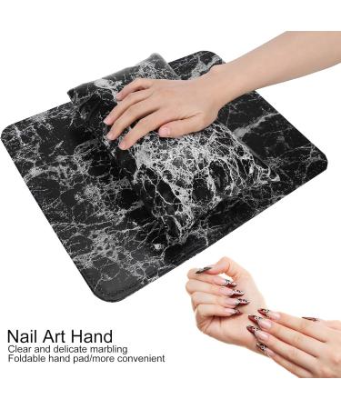 Nail Art Hand Pillow Nail Art Hand Pad Easy To Store Comfortable To Use Beauty Salon Salon Shop for Home Manicure Store black - Buy Online on SooperMarket.com