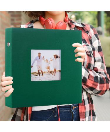 Miaikoe 6x4 Photo Album - 1000 Pockets Dark Green | Large Capacity for Family Wedding Anniversary | Holds 1000 10x15cm Photos | Linen Album Book - Buy Online on SooperMarket.com