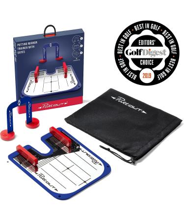 PuttOut Putting Mirror Trainer & Alignment Gate Blue - Improve Your Putting Skills - Buy Online on SooperMarket.com