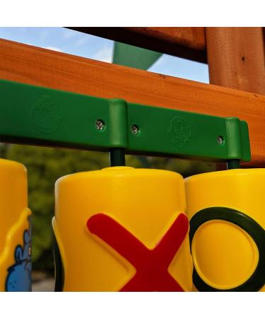 Gorilla Playsets 07-0010 Tic Tac Toe Spinner Activity Panel - Yellow - Buy Online on SooperMarket.com
