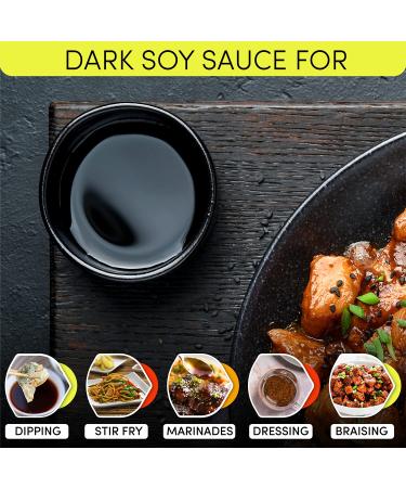 Chin-Su Premium Soy Sauce 8.5 fl oz Bottle - Vegan Dark Sauce for Dipping, Stir Fry, Marinades - 31% Less Sodium (Premium) - Buy Online on SooperMarket.com