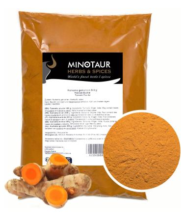 Minotaur Spices | Ground turmeric mild turmeric powder 2 x 500g (1 Kg)