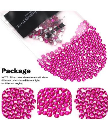 YHMQ 2160PCS Rhinestones for Nails | Crystal Peach Nail Crystals | SS20 Size 4.6mm & 4.8mm - Buy Online on SooperMarket.com