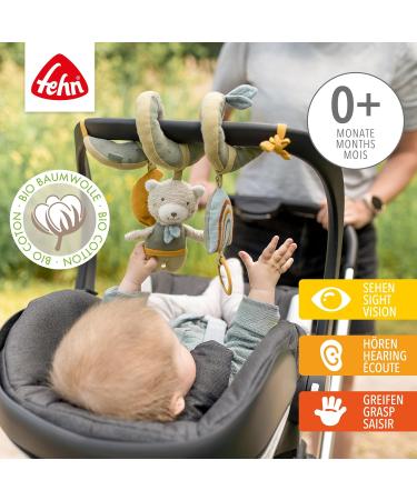 Fehn Activity Spirale B r - Ideal Stroller & Car Seat Toy for Babies 0+ Months | Enhance Motor Skills | Soft Baby Toys for Bed & Playpen - Buy Online on SooperMarket.com