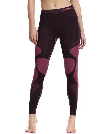 Ladeheid Women's Functional Underwear Long Johns Thermoactive S Black/Red