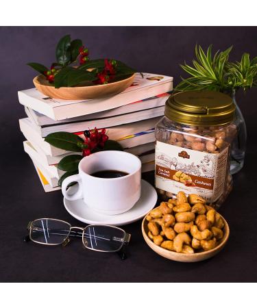 LAFOOCO Sea Salt Caramel Cashews 14.1 oz - Premium Roasted Cashews | Resealable Jar | Nutrient-Rich Protein Snack | Perfect Gift for Celebrations, Holidays, Birthdays - Buy Online on SooperMarket.com