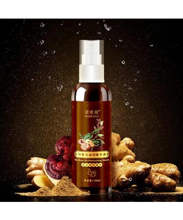 Hair Regrowth Oil Hair Strengthening He Shou Wu Essence 100ml Anti-thinning Hair Essence Anti Loss Hair Nourishing Essence For Dry Damaged Hair And Growth - Buy Online on SooperMarket.com