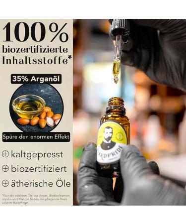 Beardpride Beard Oil for Men - 100% Natural Barbershop Formula - Softens Beards - Ideal Gift - 30ml - Buy Online on SooperMarket.com
