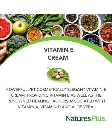 Nature's Plus Vitamin E Cream 30000 IU - 2.2 oz (63 g) for Radiant Skin - Buy Online on SooperMarket.com