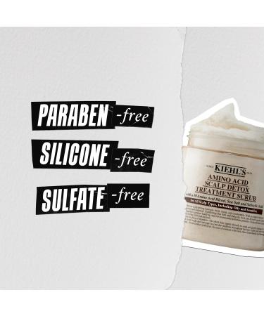 Kiehl's Amino Acid Scalp Scrub Detox Treatment - Exfoliating & Gentle Detox for All Scalp Types | Paraben-Free Sulfate-Free Silicone-Free | 8.4 fl oz - Buy Online on SooperMarket.com