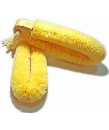 2Pack TOP QUALITY SISAL Foot Brush System for Detox & Healthy Lymphatic System - For Men & Women