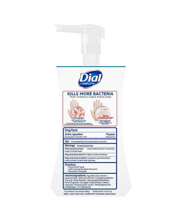 Dial Complete Antibacterial Foaming Hand Soap Spring Water 7.5 Fl Oz - Single Pack - Buy Online on SooperMarket.com