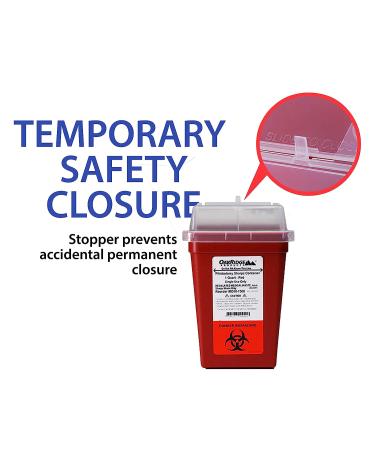 OakRidge Products 1 Quart Sharps & Biohazard Disposal Container - Buy Online on SooperMarket.com