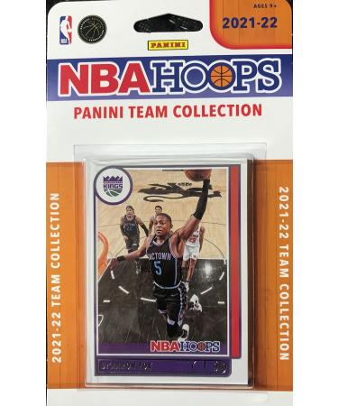 Sacramento Kings 2021 2022 Hoops Factory Sealed Team Set with a Rookie card of Davion Mitchell