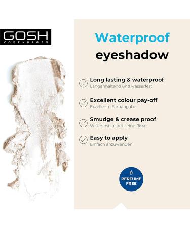 Gosh Mineral Waterproof Eye Shadow Pen - Creamy Long-Lasting Color in 001 Pearly White - Easy Application & Perfume-Free - Buy Online on SooperMarket.com