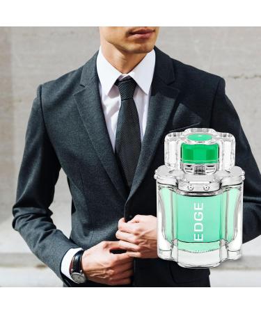 Swiss Arabian EDGE Men Eau de Parfum 100mL | Clean Citrusy and Shower Fresh | Lemon Lavender Mint Cinnamon Cardamom Cedarwood Patchouli Sandalwood | by Oud Perfume Artisan Cologne Spray - Buy Online on SooperMarket.com