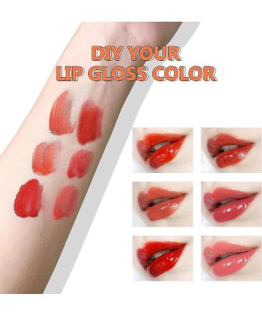 Cilrofelr DIY Lip Gloss Making Kit - 45 Pcs Set for Girls to Create 10 Moisturizing Lip Gloss - Fun Makeup Kit for Shiny Lips - Buy Online on SooperMarket.com