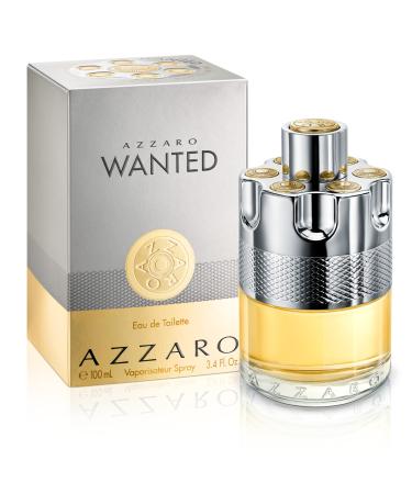 Azzaro Wanted Eau de Toilette  Mens Cologne  Woody, Citrus & Spicy Fragrance 3.4 Fl Oz (Pack of 1)